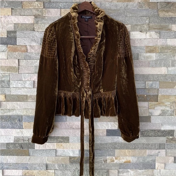 Vintage Betsey Johnson Velvet Cardigan - Picture 3 of 4